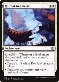 Magic: The Gathering MTG Single Retreat to Emeria [Zendikar Rising Commander]