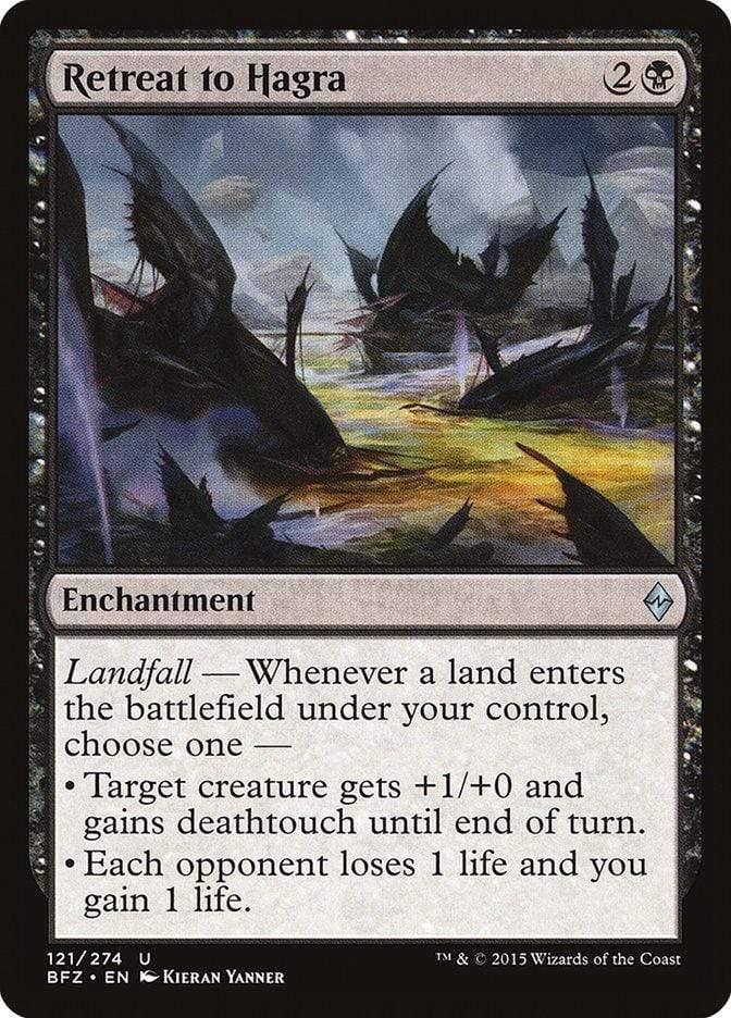 Magic: The Gathering MTG Single Retreat to Hagra [Battle for Zendikar]