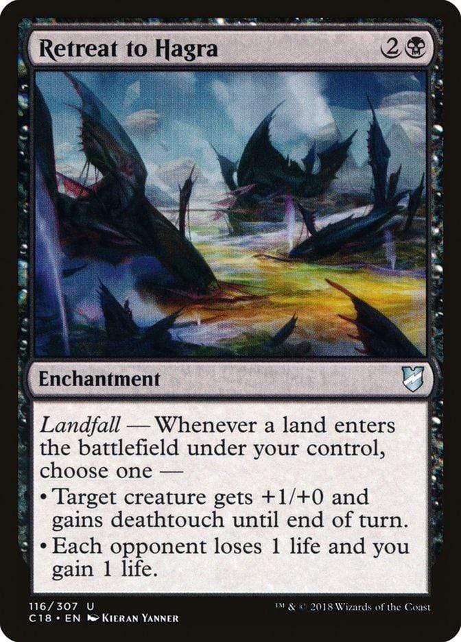 Magic: The Gathering MTG Single Retreat to Hagra [Commander 2018]