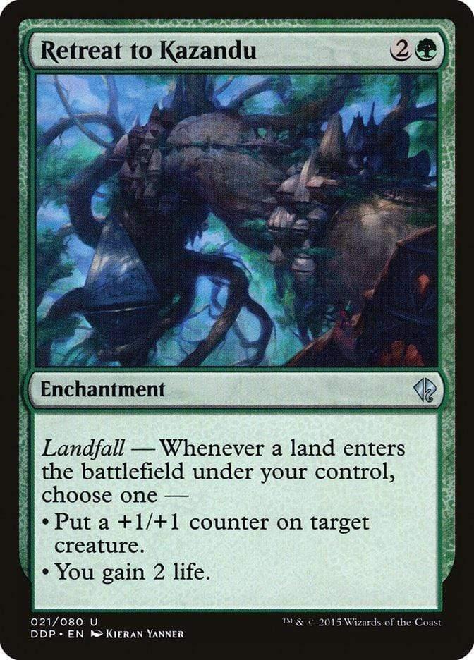 Magic: The Gathering MTG Single Retreat to Kazandu [Duel Decks: Zendikar vs. Eldrazi]