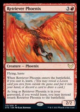 Magic: The Gathering MTG Single Retriever Phoenix [Strixhaven: School of Mages]