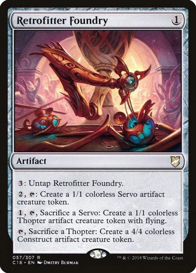 Magic: The Gathering MTG Single Retrofitter Foundry [Commander 2018]