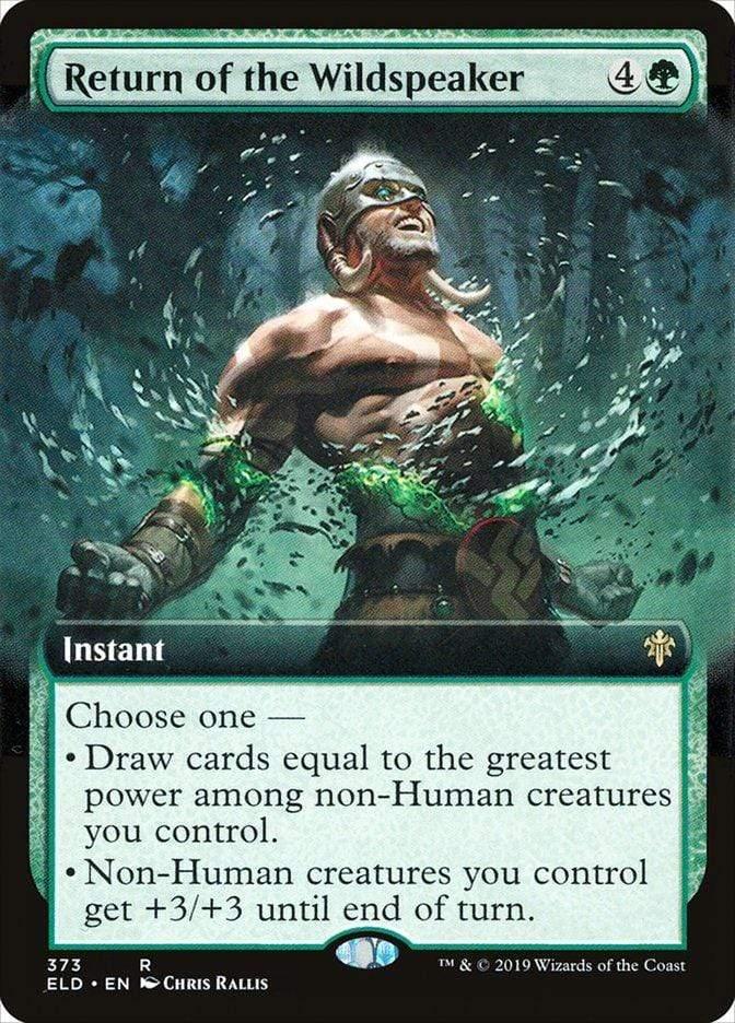 Magic: The Gathering MTG Single Return of the Wildspeaker (Extended) [Throne of Eldraine]