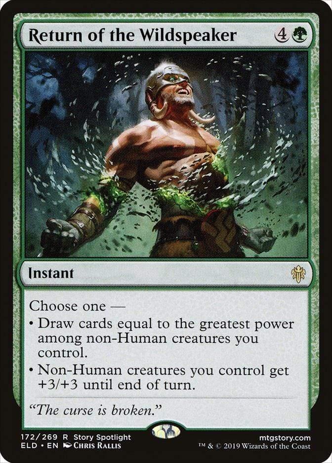 Magic: The Gathering MTG Single Return of the Wildspeaker [Throne of Eldraine]