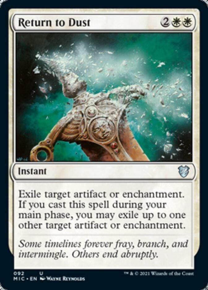 Magic: The Gathering MTG Single Return to Dust [Innistrad: Midnight Hunt Commander]