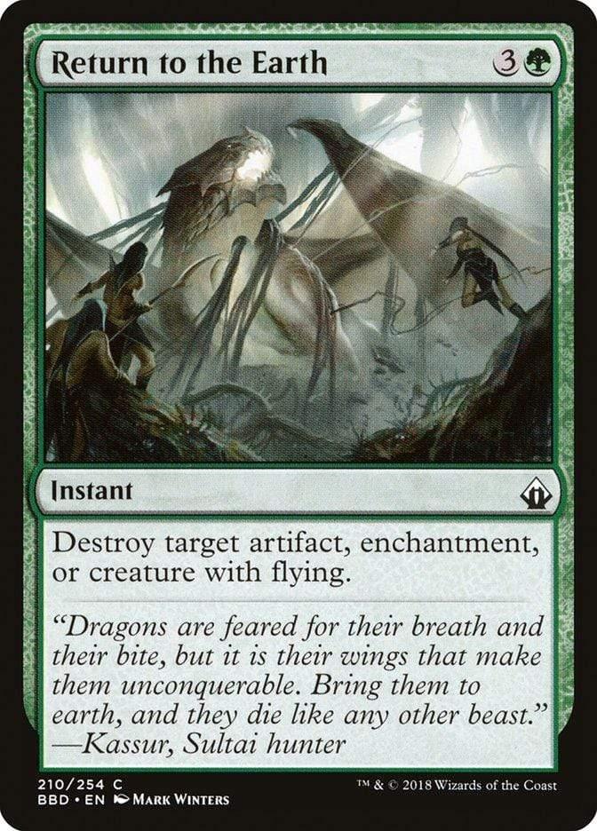 Magic: The Gathering MTG Single Return to the Earth [Battlebond]