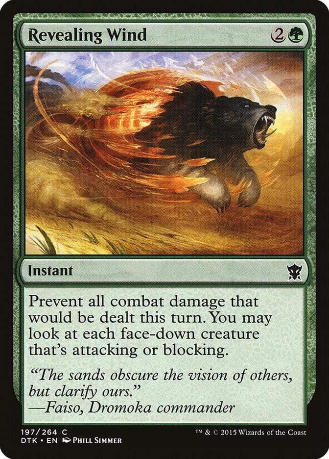 Magic: The Gathering MTG Single Revealing Wind [Dragons of Tarkir]