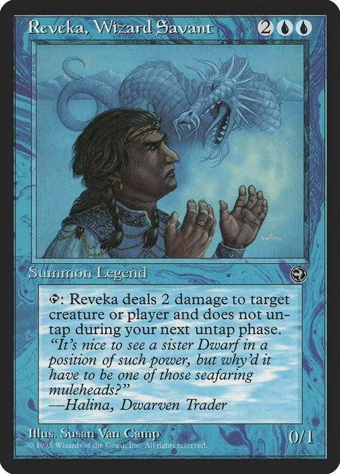 Magic: The Gathering MTG Single Reveka, Wizard Savant [Homelands]