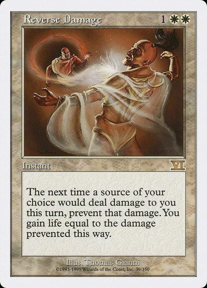 Magic: The Gathering MTG Single Reverse Damage [Classic Sixth Edition]