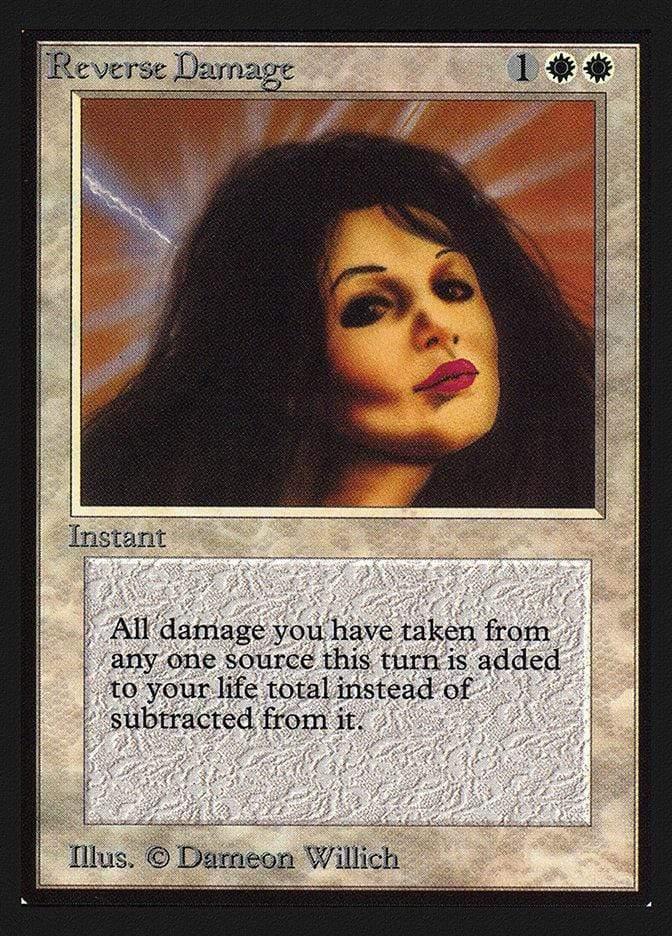 Magic: The Gathering MTG Single Reverse Damage [Collectors’ Edition]