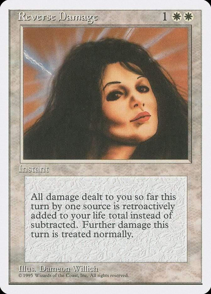 Magic: The Gathering MTG Single Reverse Damage [Fourth Edition]