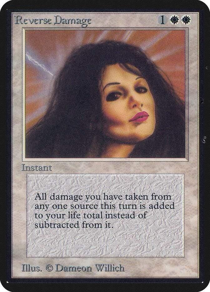 Magic: The Gathering MTG Single Reverse Damage [Limited Edition Alpha]