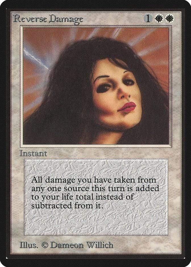 Magic: The Gathering MTG Single Reverse Damage [Limited Edition Beta]