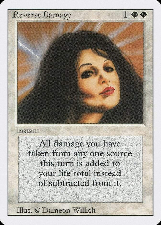 Magic: The Gathering MTG Single Reverse Damage [Revised Edition]