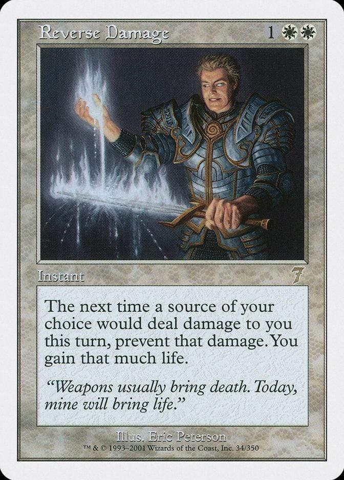Magic: The Gathering MTG Single Reverse Damage [Seventh Edition]
