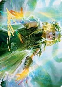 Magic: The Gathering MTG Single Revitalize Art Card (Gold-Stamped Signature) [Kaldheim: Art Series]