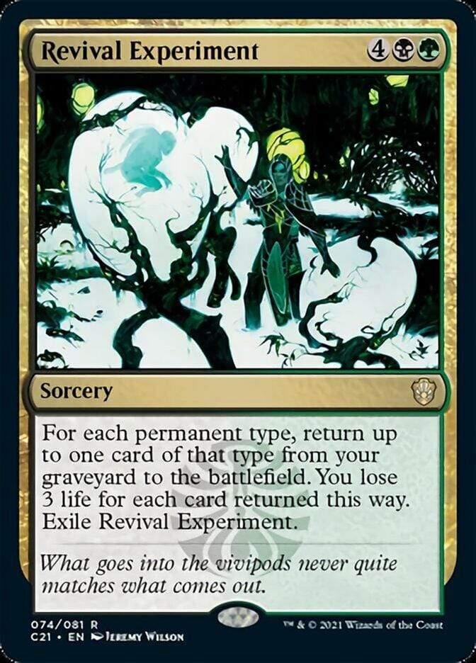 Magic: The Gathering MTG Single Revival Experiment [Commander 2021]