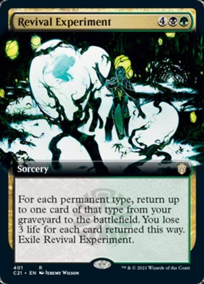 Magic: The Gathering MTG Single Revival Experiment (Extended) [Commander 2021]