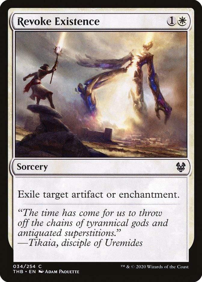 Magic: The Gathering MTG Single Revoke Existence [Theros Beyond Death]