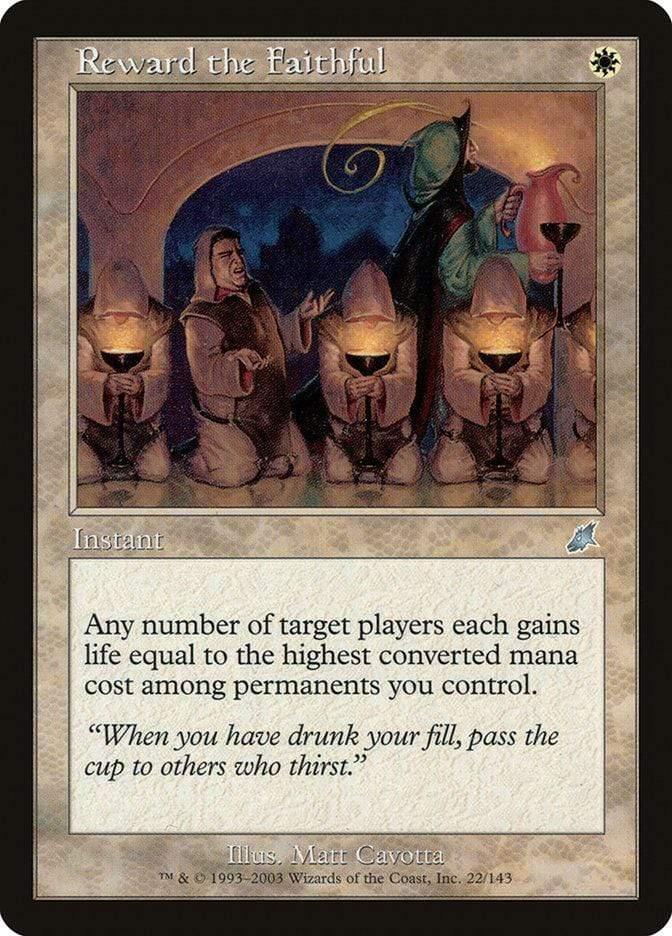 Magic: The Gathering MTG Single Reward the Faithful [Scourge]