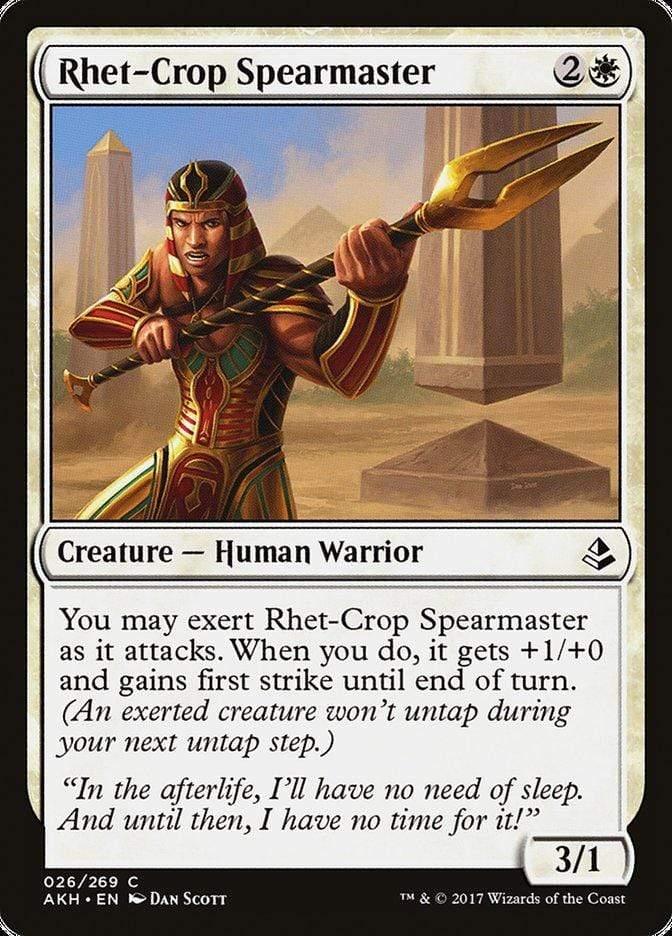 Magic: The Gathering MTG Single Rhet-Crop Spearmaster [Amonkhet]