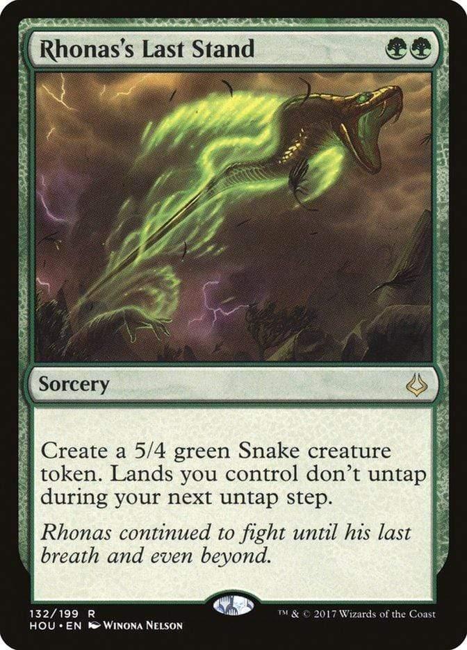 Magic: The Gathering MTG Single Rhonas's Last Stand [Hour of Devastation]