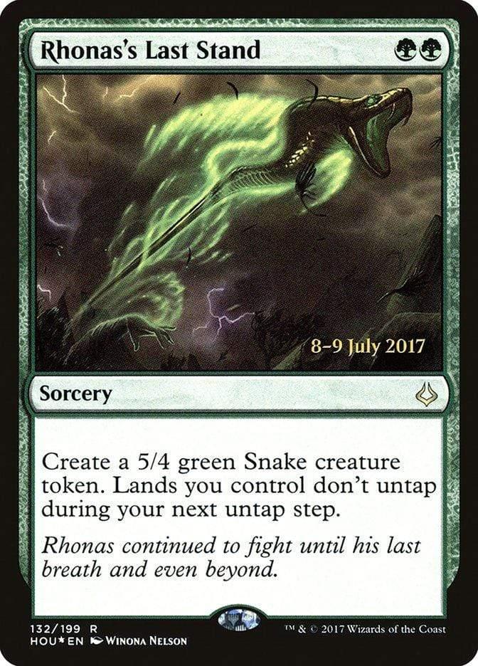 Magic: The Gathering MTG Single Rhonas's Last Stand  [Hour of Devastation Prerelease Promos]