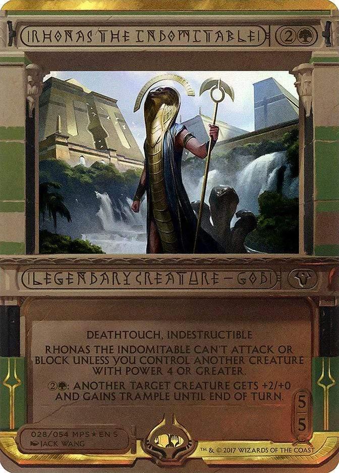 Magic: The Gathering MTG Single Rhonas the Indomitable (Invocation) [Amonkhet Invocations]