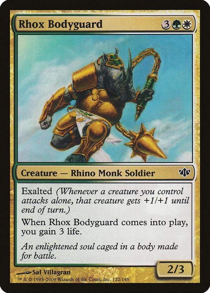 Magic: The Gathering MTG Single Rhox Bodyguard [Conflux]