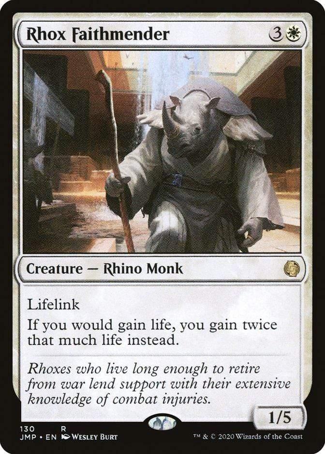 Magic: The Gathering MTG Single Rhox Faithmender [Jumpstart]