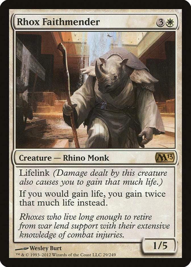 Magic: The Gathering MTG Single Rhox Faithmender [Magic 2013]