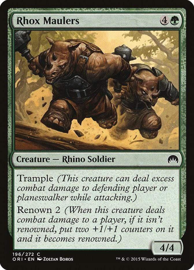 Magic: The Gathering MTG Single Rhox Maulers [Magic Origins]