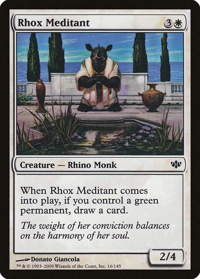 Magic: The Gathering MTG Single Rhox Meditant [Conflux]