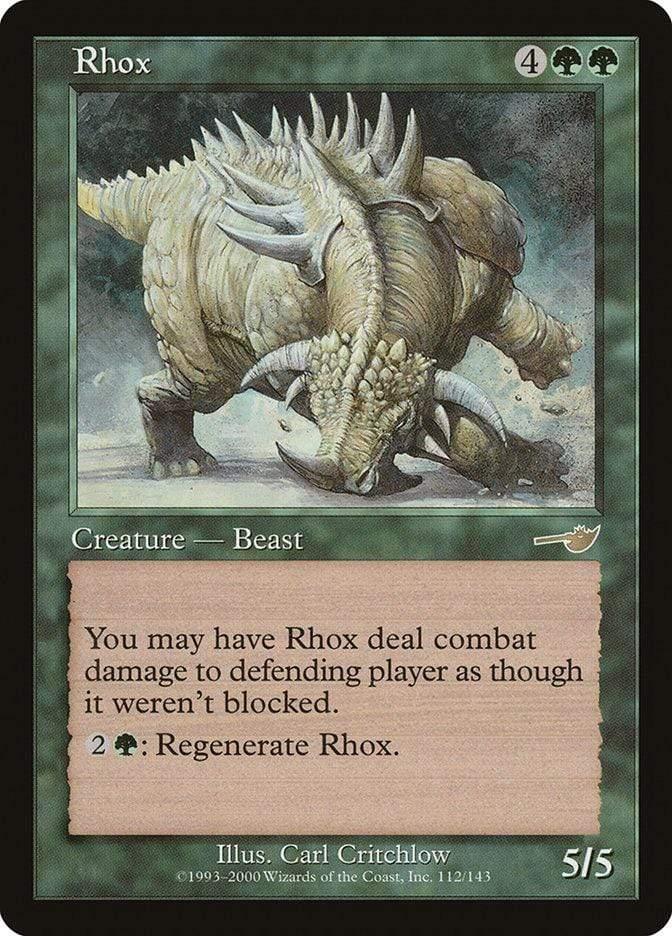 Magic: The Gathering MTG Single Rhox [Nemesis]