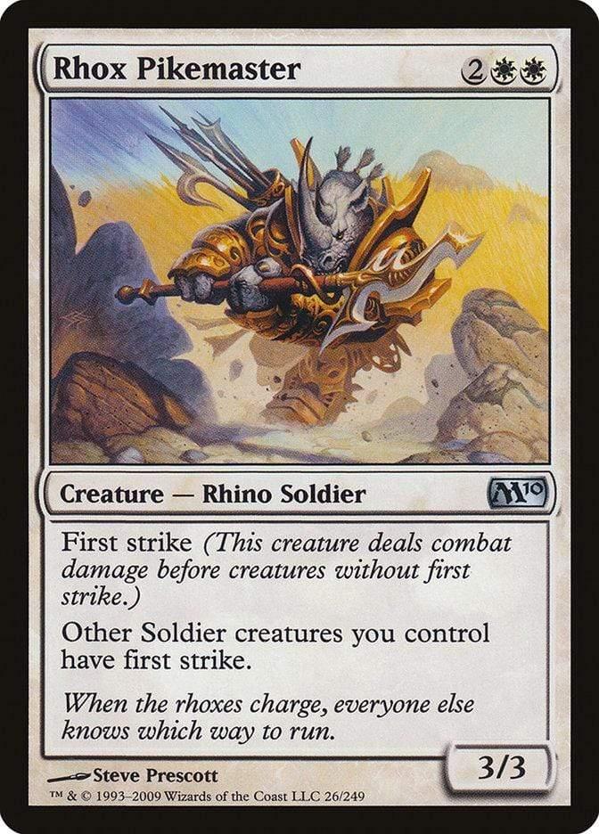 Magic: The Gathering MTG Single Rhox Pikemaster [Magic 2010]