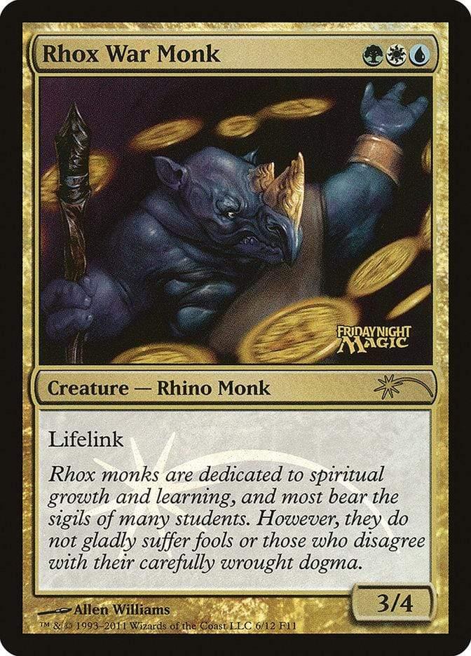 Magic: The Gathering MTG Single Rhox War Monk [Friday Night Magic 2011]