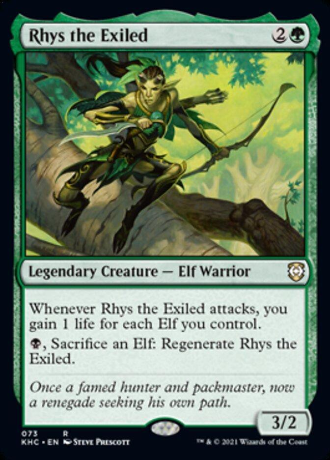 Magic: The Gathering MTG Single Rhys the Exiled [Kaldheim Commander]