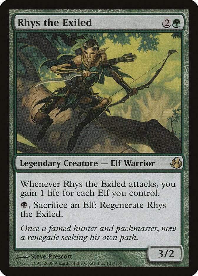 Magic: The Gathering MTG Single Rhys the Exiled [Morningtide]