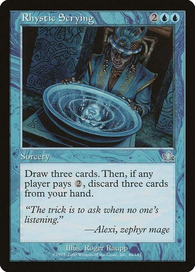 Magic: The Gathering MTG Single Rhystic Scrying [Prophecy]