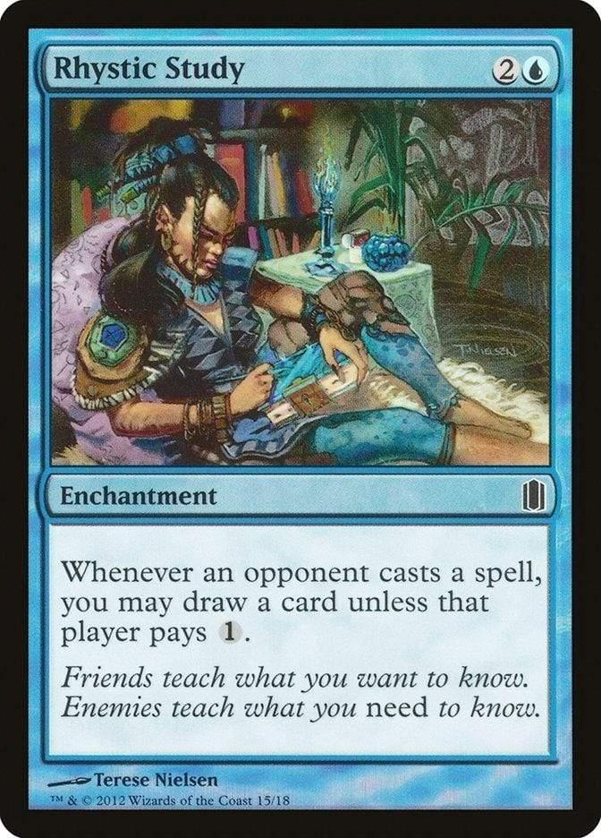 Magic: The Gathering MTG Single Rhystic Study [Commander's Arsenal]