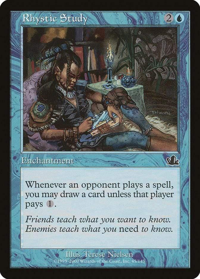 Magic: The Gathering MTG Single Rhystic Study [Prophecy]