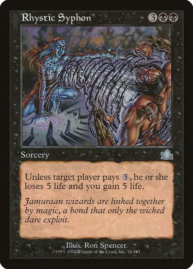 Magic: The Gathering MTG Single Rhystic Syphon [Prophecy]