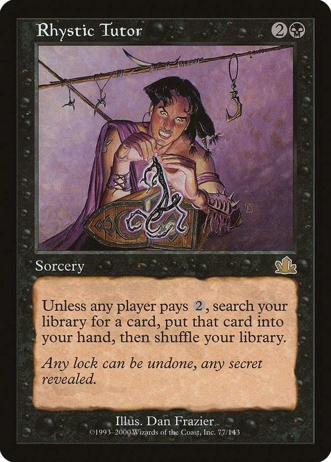 Magic: The Gathering MTG Single Rhystic Tutor [Prophecy]