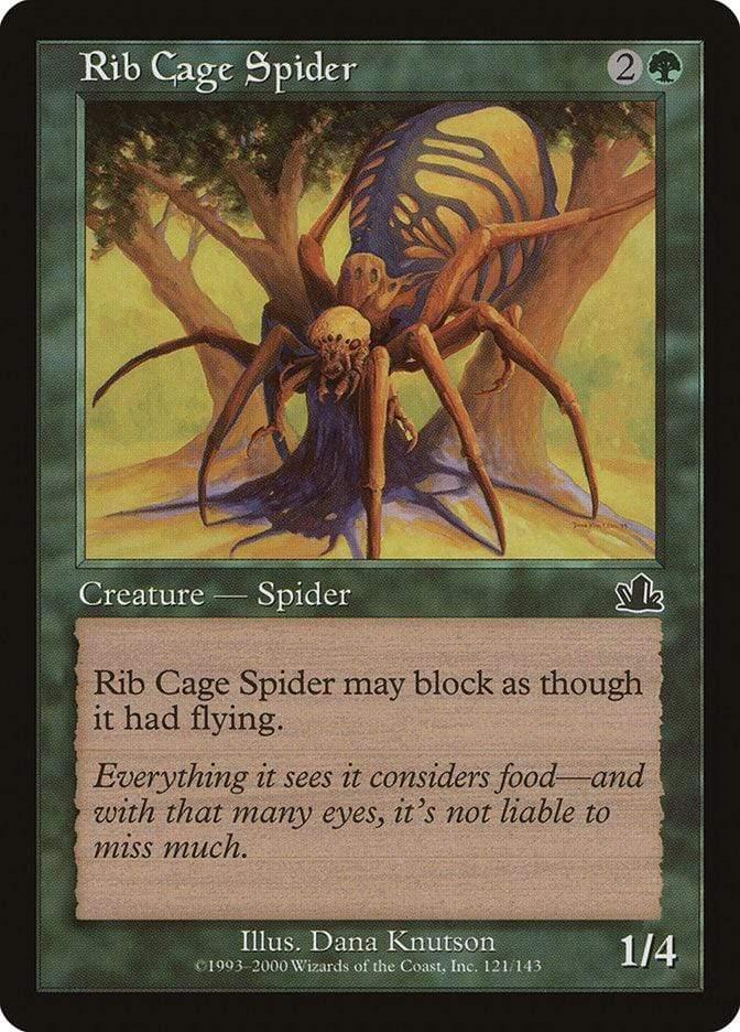 Magic: The Gathering MTG Single Rib Cage Spider [Prophecy]