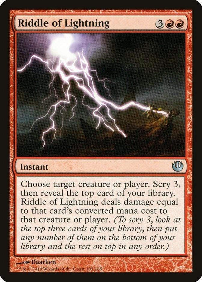 Magic: The Gathering MTG Single Riddle of Lightning [Journey into Nyx]
