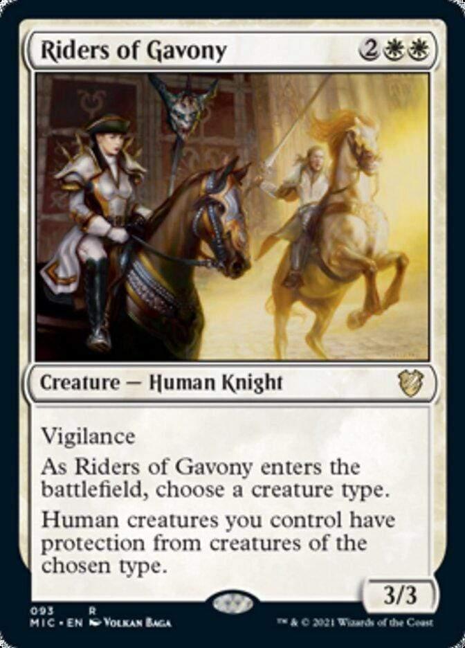 Magic: The Gathering MTG Single Riders of Gavony [Innistrad: Midnight Hunt Commander]