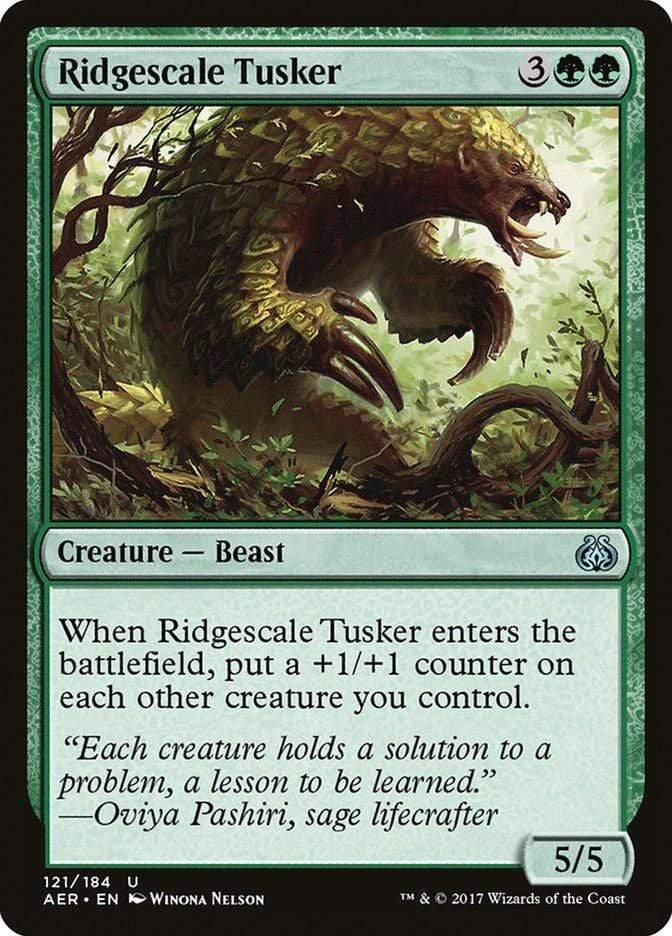Magic: The Gathering MTG Single Ridgescale Tusker [Aether Revolt]
