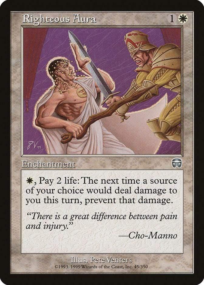 Magic: The Gathering MTG Single Righteous Aura [Mercadian Masques]