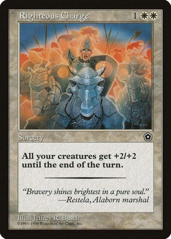 Magic: The Gathering MTG Single Righteous Charge [Portal Second Age]