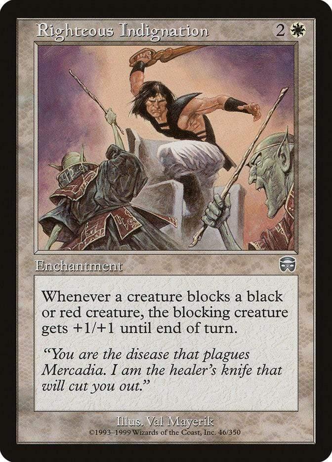 Magic: The Gathering MTG Single Righteous Indignation [Mercadian Masques]
